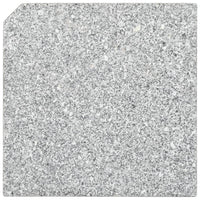 Piastra per Parasole in Granito Quadrata 25 kg Grigia cod mxl 50306