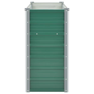 Letto Rialzato Giardino in Acciaio Zincato 100x40x77 cm Verde cod mxl 48226