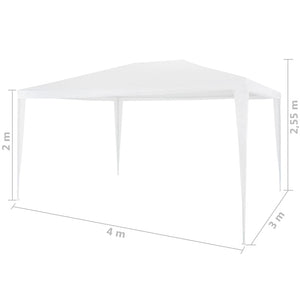 Tenda per Feste 3x4 m Bianca 45078