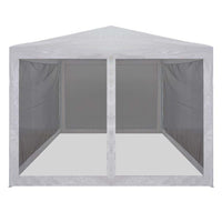 Tenda per Feste con 4 Pareti Laterali in Rete 3x3 m 45108