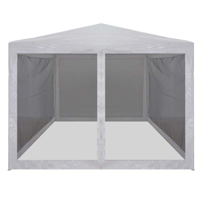 Tenda per Feste con 4 Pareti Laterali in Rete 3x3 m 45108