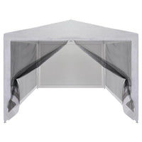 Tenda per Feste con 4 Pareti Laterali in Rete 3x3 m 45108