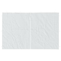 Parete per Tendostruttura in PE 2 pz con Cerniera Bianca 45114