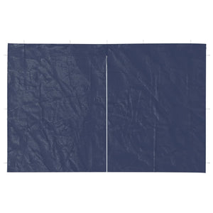 Parete per Tendostruttura in PE 2 pz con Cerniera Blu