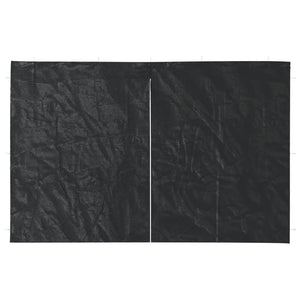 Parete per Tendostruttura in PE  2 pz con Cerniera Antracite 45118