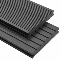 Pavimento da Deck 6 pcs Grigio WPC 42046647