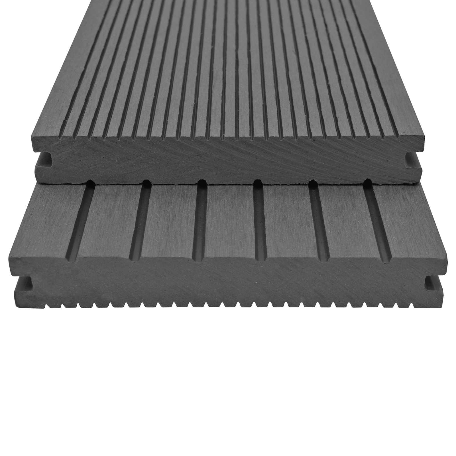 Pavimento da Deck 6 pcs Grigio WPC 42046647