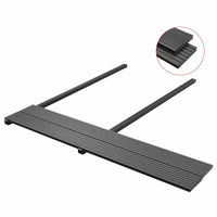 Pavimento da Deck 6 pcs Grigio WPC 42046647