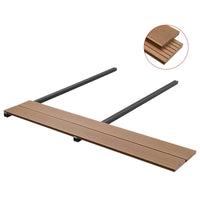 Pavimento da Deck 6 pcs Teak riciclato WPC 42046649
