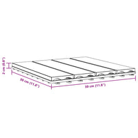 Piastrella per Decking Design 3D 11 pcs Grigio 30 x 30 cm WPC 42046680