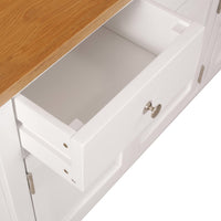 Credenza 110x33,5x70 cm in Massello di Rovere 247122