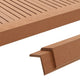 Profili Angolari per Decking in WPC  5pz 170cm Marrone Chiaro cod mxl 51108