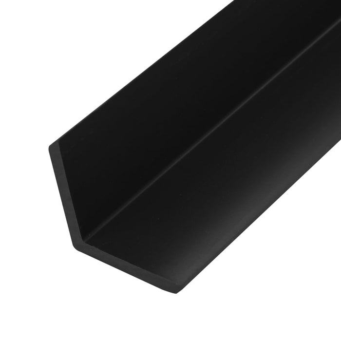 Profili Angolari per Bordi 5pz in WPC 170 cm Nero 45020