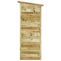 Capanno Attrezzi da Giardino in Pino Impregnato 182x76x175 cm 45307