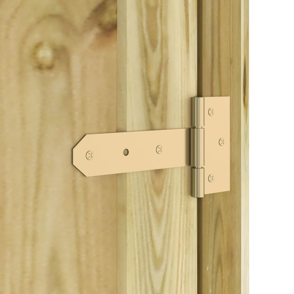 Capanno Attrezzi da Giardino in Pino Impregnato 182x76x175 cm cod mxl 65862