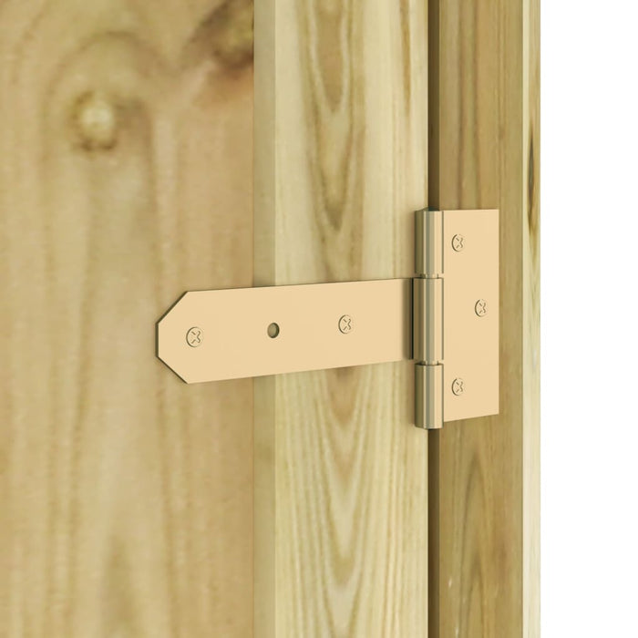 Capanno Attrezzi da Giardino in Pino Impregnato 182x76x175 cm cod mxl 65862