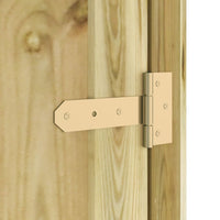 Capanno Attrezzi da Giardino in Pino Impregnato 182x76x175 cm 45307