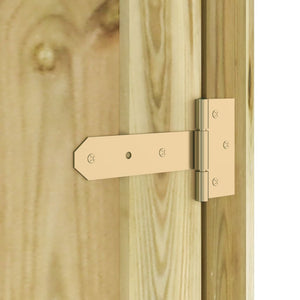 Capanno Attrezzi da Giardino in Pino Impregnato 182x76x175 cm 45307