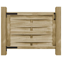 Cancello da Giardino in Legno Impregnato 100x75 cm Verde cod mxl 40251