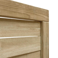 Cancello da Giardino in Legno Impregnato 100x75 cm Verde cod mxl 40251