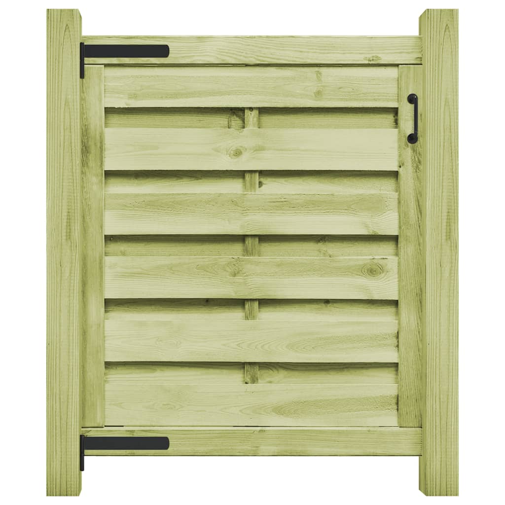 Cancello da Giardino in Legno Impregnato 100x100 cm Verde cod mxl 40252