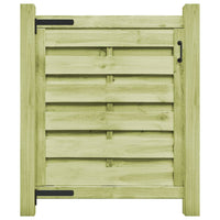 Cancello da Giardino in Legno Impregnato 100x100 cm Verde cod mxl 40252