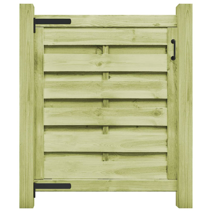 Cancello da Giardino in Legno Impregnato 100x100 cm Verde cod mxl 40252