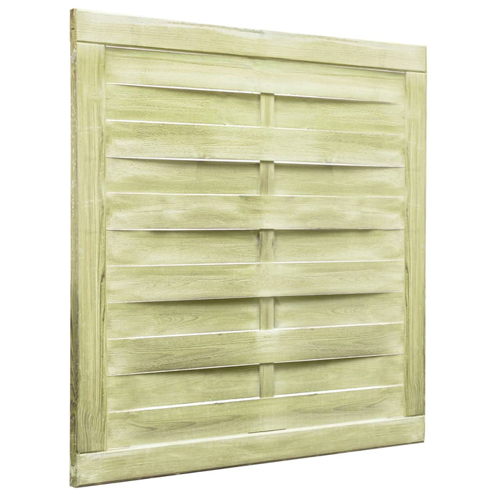 Cancello da Giardino in Legno Impregnato 100x100 cm Verde cod mxl 40252