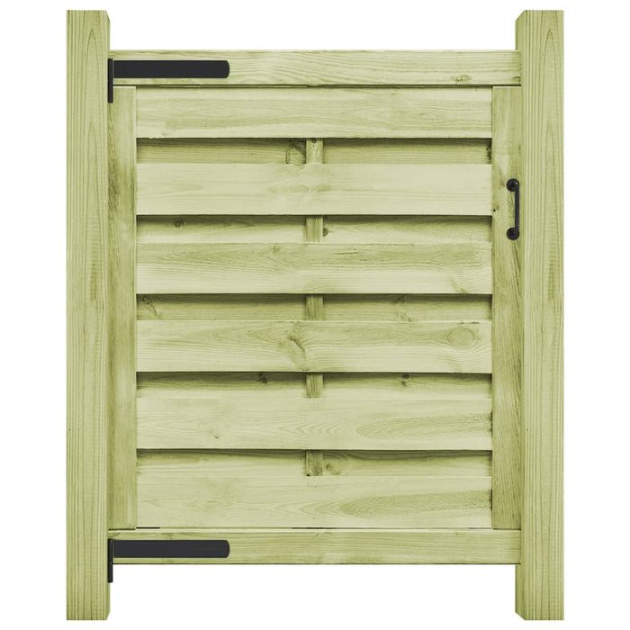 Cancello da Giardino in Legno Impregnato 100x100 cm Verde cod mxl 40255