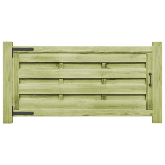 Cancelli da Giardino 2 pz in Legno Impregnato 150x75 cm Verde cod mxl 40247