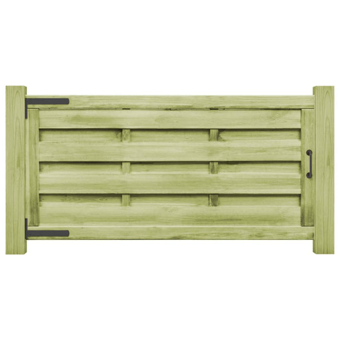 Cancelli da Giardino 2 pz in Legno Impregnato 150x75 cm Verde cod mxl 40247