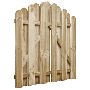 Cancello da Giardino in Legno di Pino Impregnato 100x100 cm cod mxl 46088