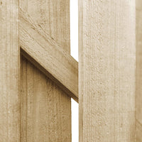 Cancello da Giardino in Legno di Pino Impregnato 100x100 cm cod mxl 46088