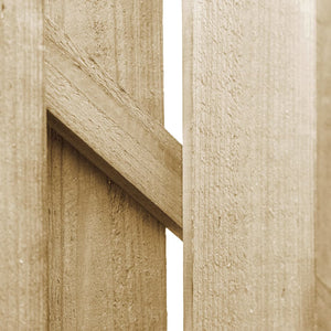 Cancello da Giardino in Legno di Pino Impregnato 100x100 cm 45327