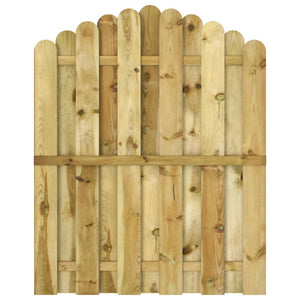 Cancello da Giardino in Legno di Pino Impregnato 100x125 cm 45328