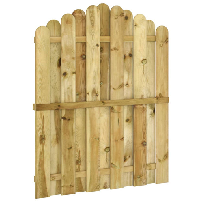 Cancello da Giardino in Legno di Pino Impregnato 100x125 cm 45328