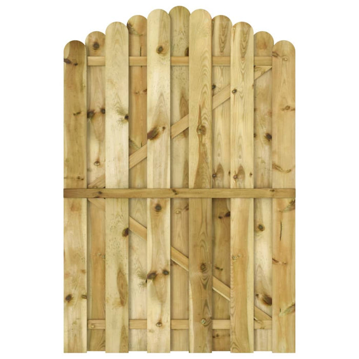 Cancello da Giardino in Legno di Pino Impregnato 100x150 cm 45329