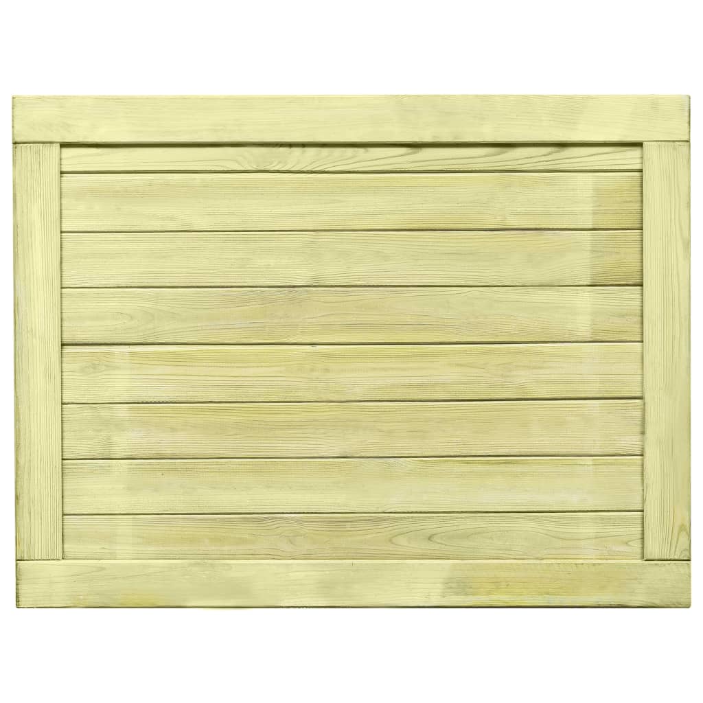 Cancello da Giardino in Legno di Pino Impregnato 75x100 cm 45332