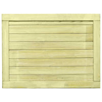 Cancello da Giardino in Legno di Pino Impregnato 75x100 cm 45332