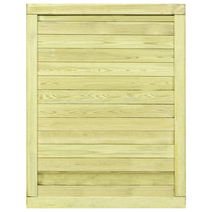 Cancello da Giardino in Legno di Pino Impregnato 125x100 cm 45334