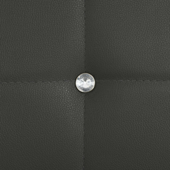 Sedie da Pranzo 6 pz in Similpelle Grigio 275434