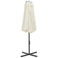 Ombrellone da Esterni con Palo in Alluminio 460x270 cm Sabbia 44868