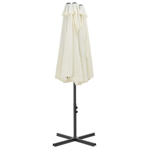 Ombrellone da Esterni con Palo in Alluminio 460x270 cm Sabbia 44868