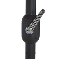 Ombrellone da Esterni con Palo in Alluminio 460x270 cm Tortora 44870