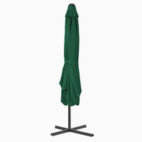 Ombrellone da Esterni con Palo in Acciaio 250x250 cm Verde 44881