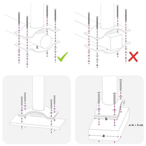 Tenda da Sole Laterale Retrattile 100 x 300 cm Nera 45184