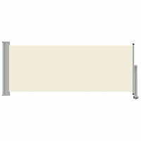 Tenda da Sole Laterale Retrattile 100 x 300 cm Crema 45185
