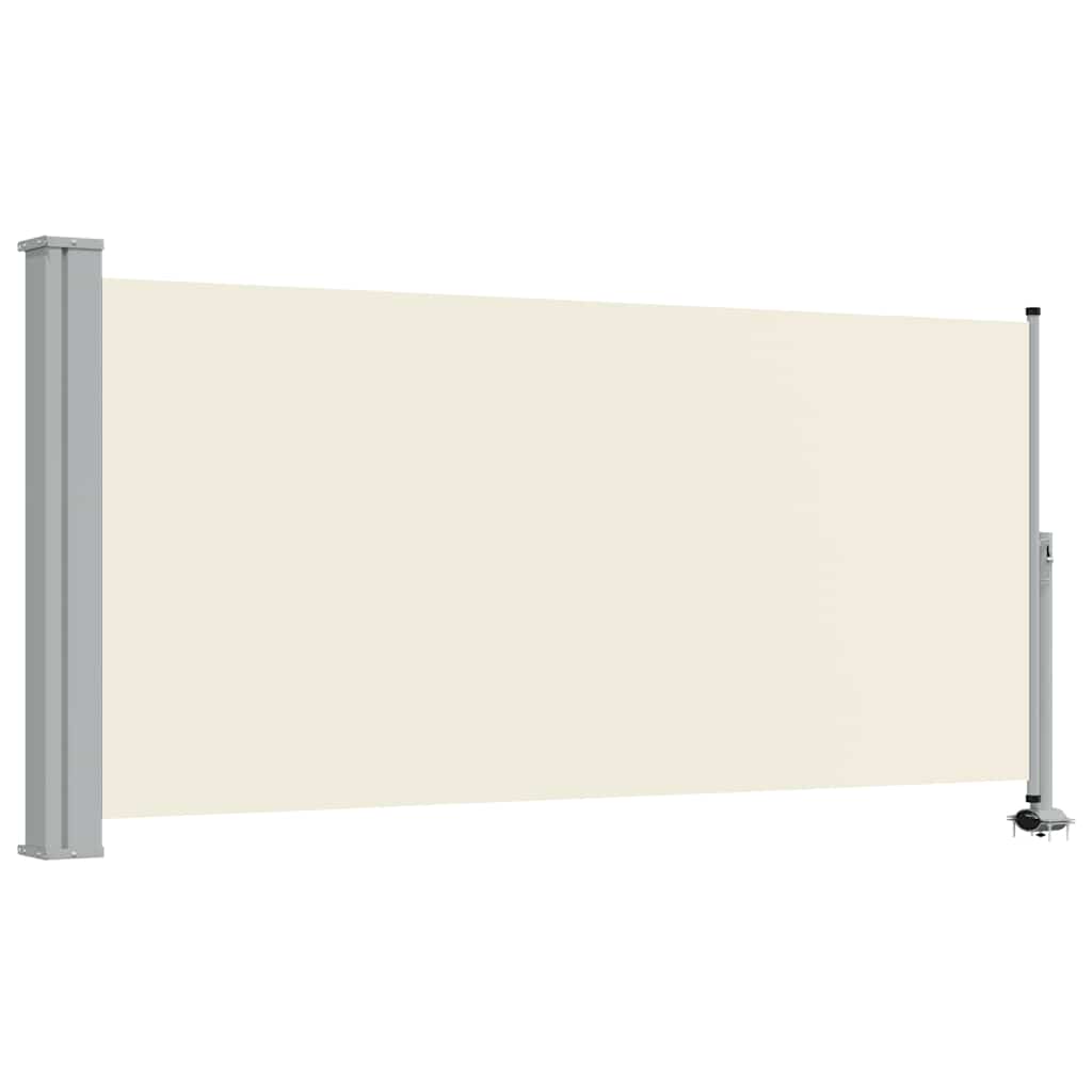 Tenda da Sole Laterale Retrattile 120 x 300 cm Crema 45188