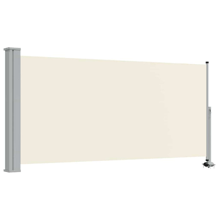 Tenda da Sole Laterale Retrattile 120 x 300 cm Crema 45188