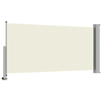 Tenda da Sole Laterale Retrattile 120 x 300 cm Crema 45188